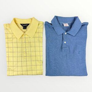 Brooks Brothers Performance Polo Shirt Bundle Mens Short Sleeve Polos Large